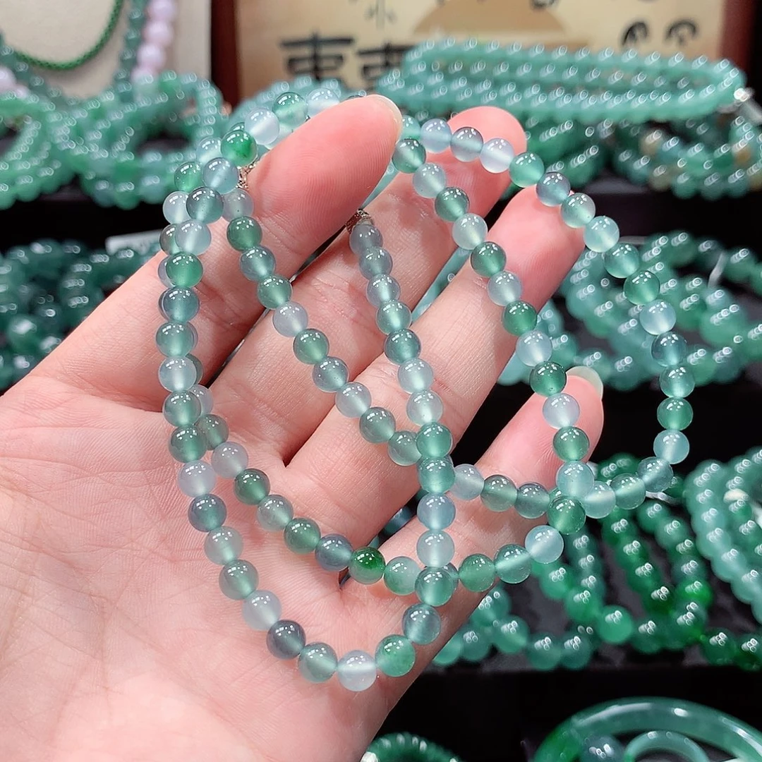 翡翠未镶嵌手链卡6