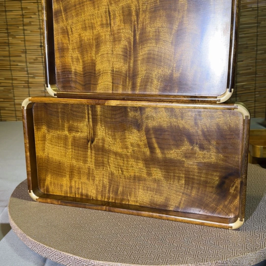 深***鱼金丝楠金丝楠木文盘