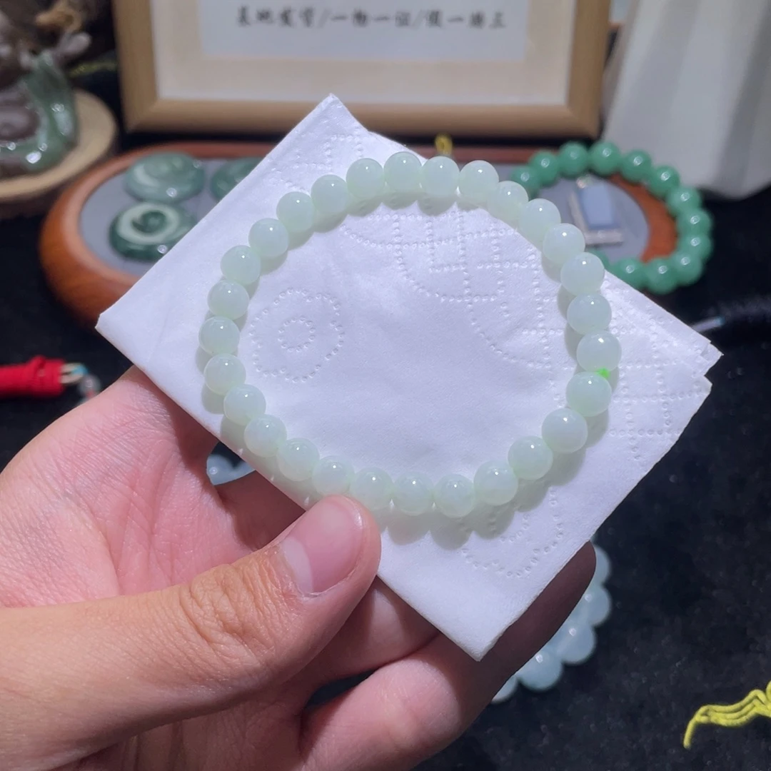 未镶嵌手链翡翠手串