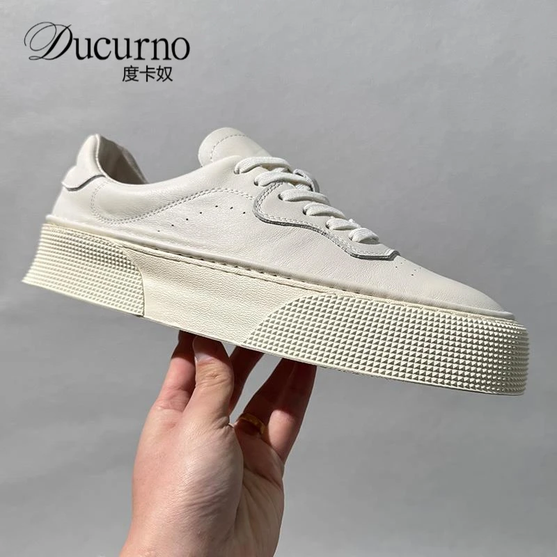 欧洲站春夏新款高端简约透气美式高街男款网红男鞋商务美式鞋子