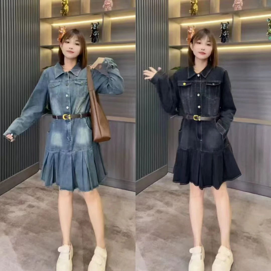 2611-2025年春季新款时尚洋气减龄显瘦百搭连衣裙