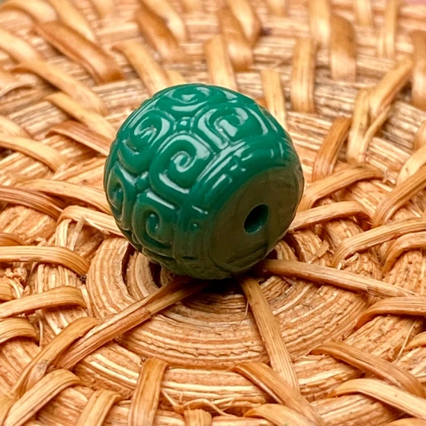 高瓷玉化【回纹】金刚、猴头、核尖、星月菩提配饰配珠