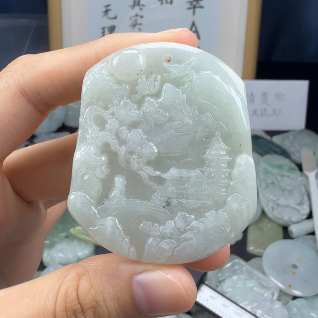 颈饰未镶嵌翡翠翡翠