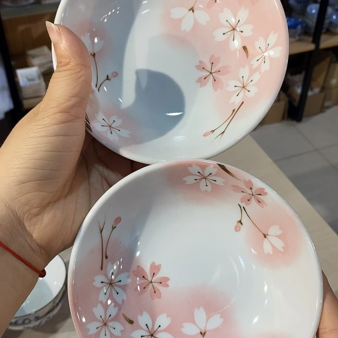 瓷片日本进口美浓烧13.5/4cm2只装