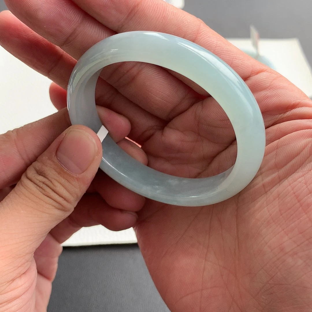 翡翠手镯未镶嵌13号 55贵妃