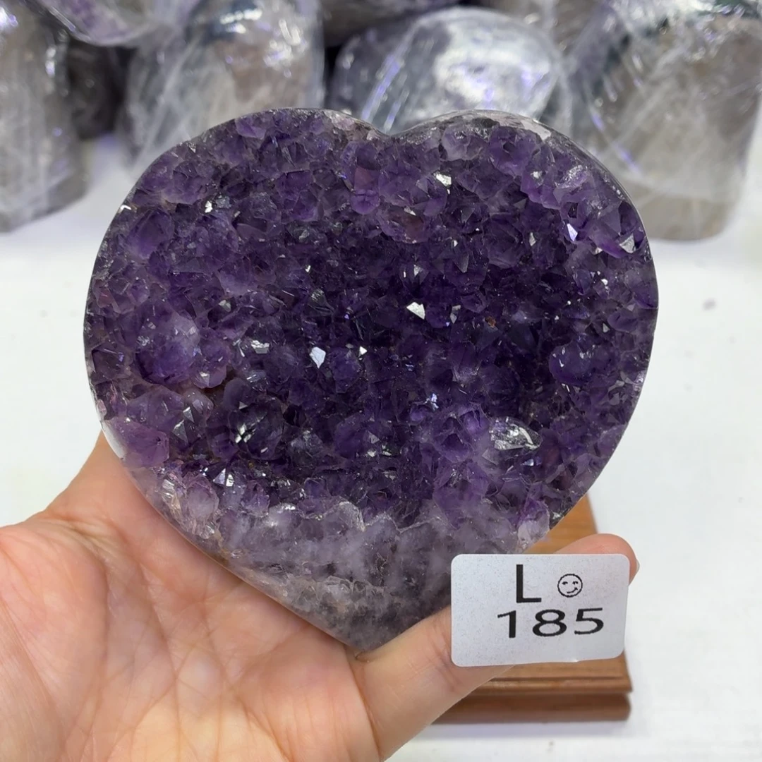 水晶摆件未镶嵌天然紫水晶