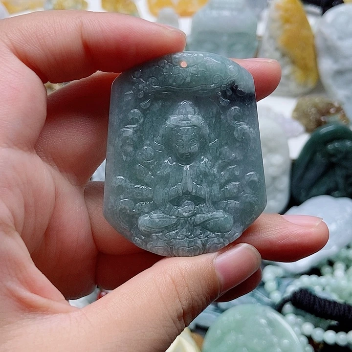 吊坠(不含链)未镶嵌翡翠1