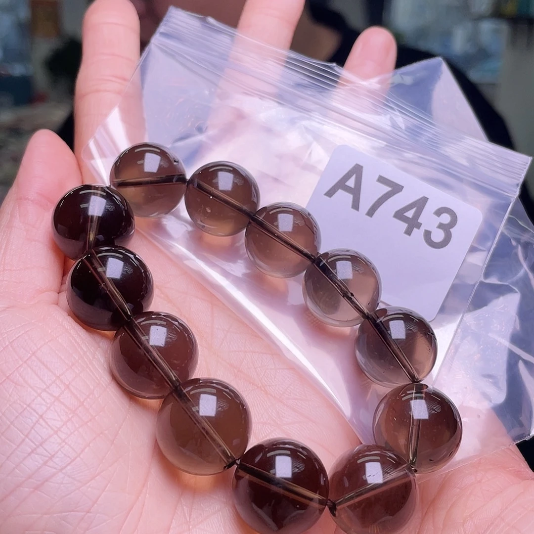 *****水晶手链未镶嵌743茶晶