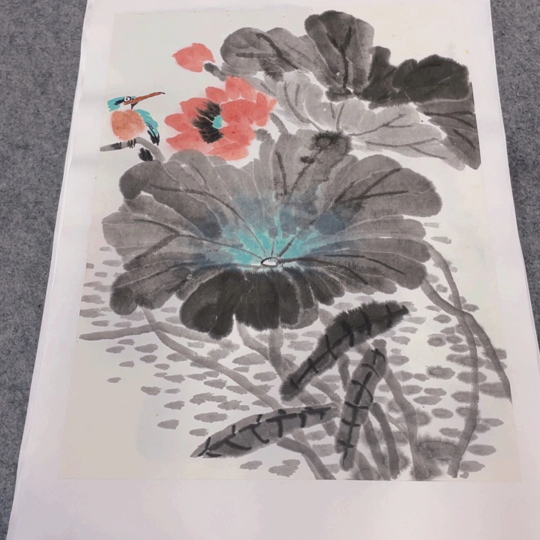 国画1.4平尺纯手绘国画作品