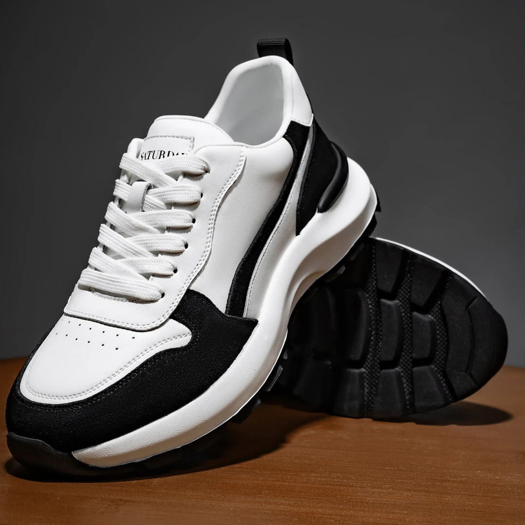 132号2024新款透气跑步男鞋户外休闲潮流运动鞋学生舒适休闲鞋男