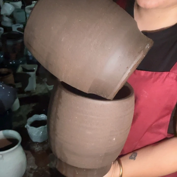 紫砂花盆口18高23正品正品