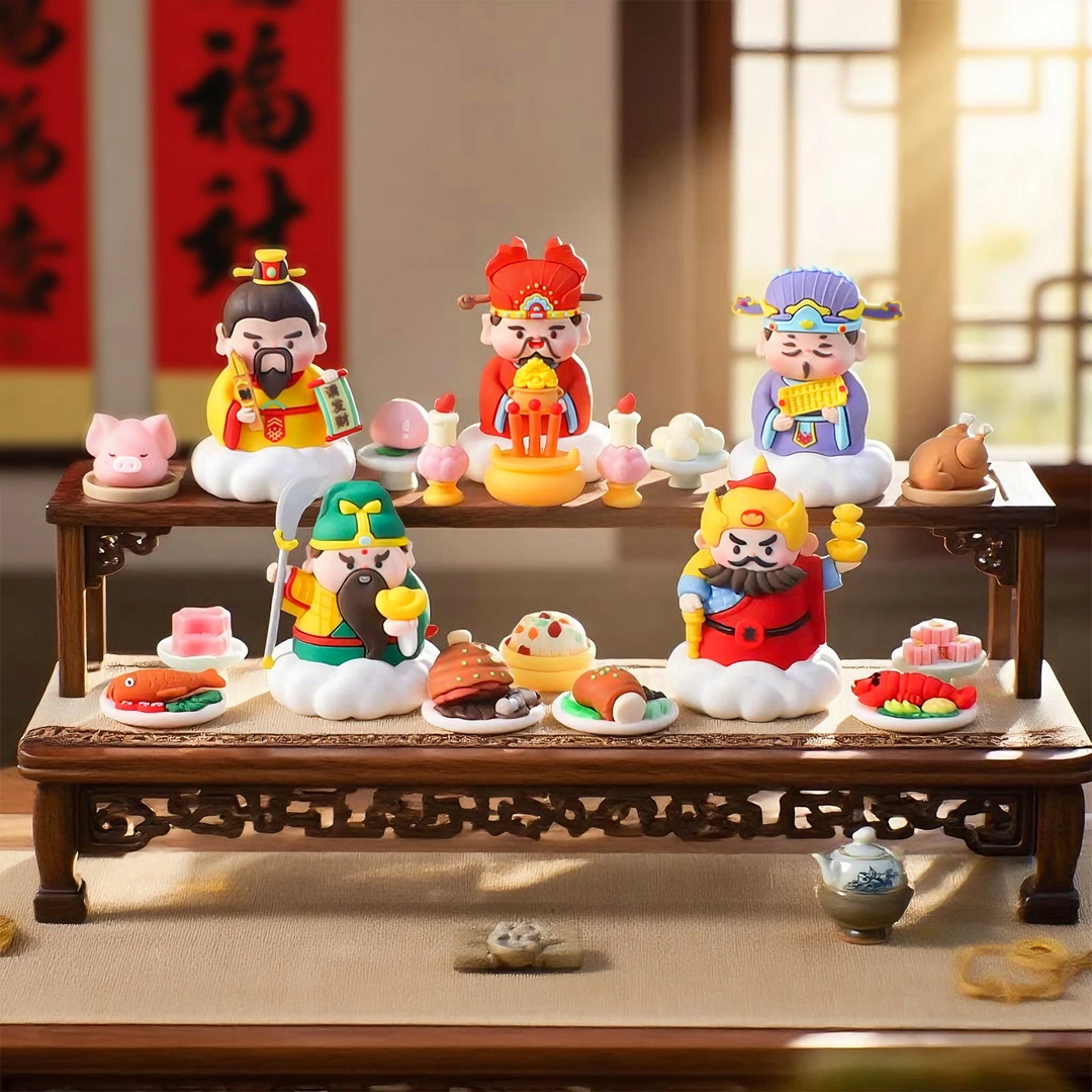 五路财神整套摆件入户家居饰品财神爷摆件发财树家用装饰品送礼物