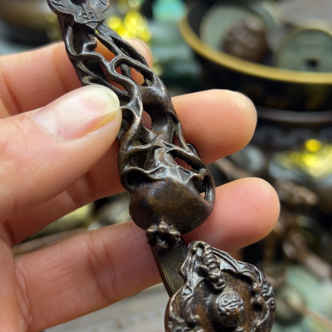 铜器摆件欢迎欢迎你