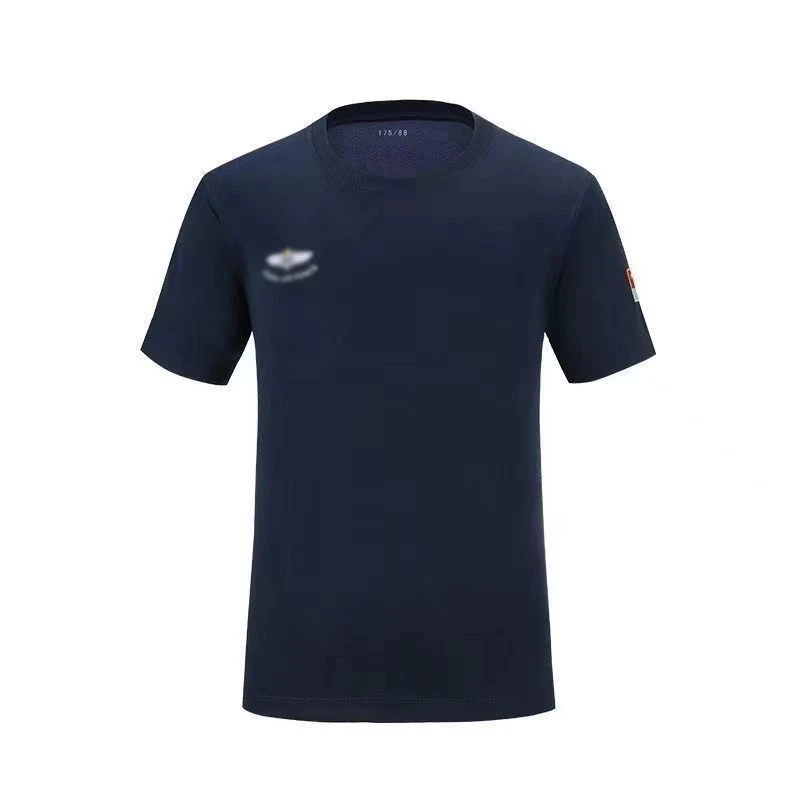 圆领短袖常规款纯色男女同款夏季运动休闲T恤衫