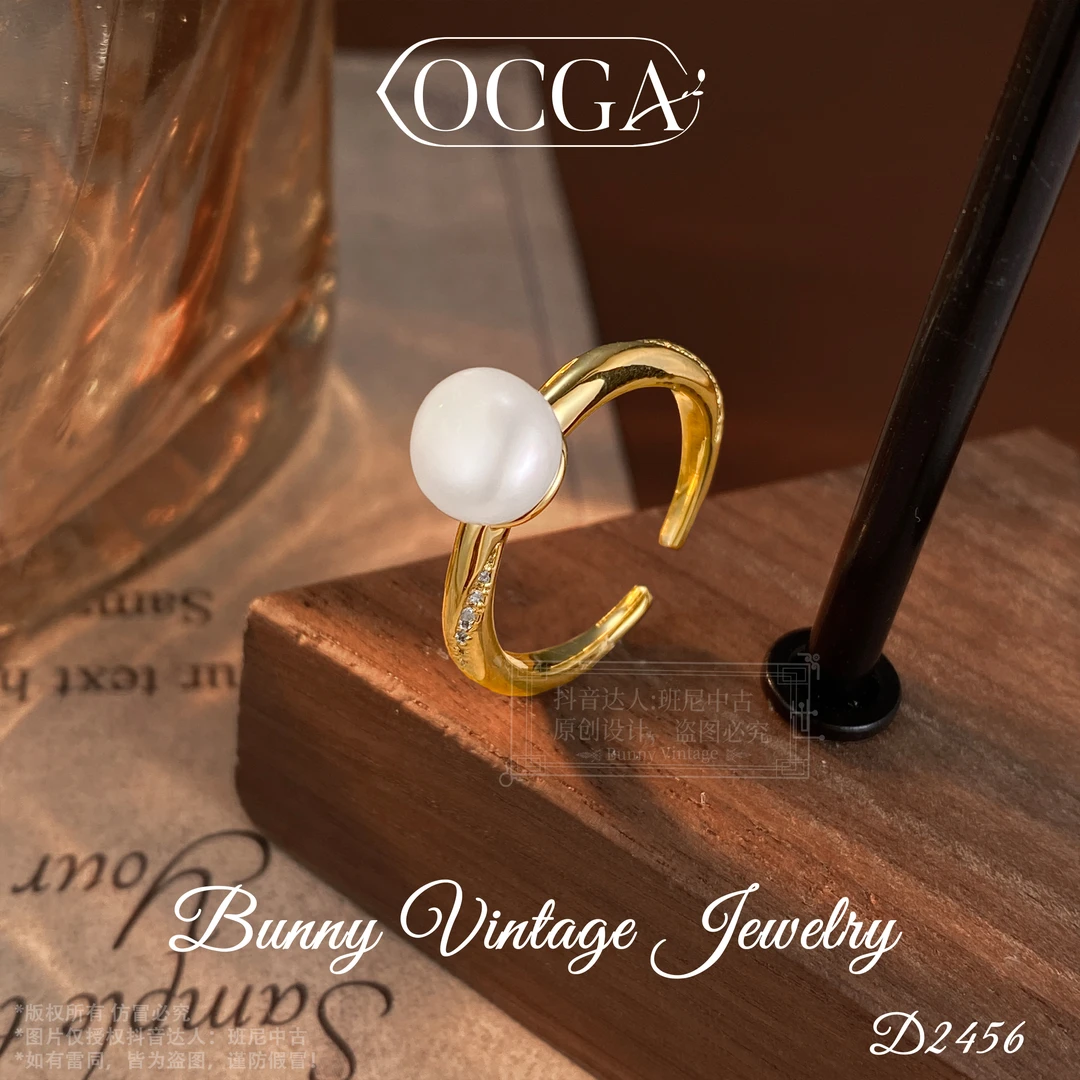 镀K金D2456 法★【洁白日光】春OCGA 欧斯伽斯 限定 戒指