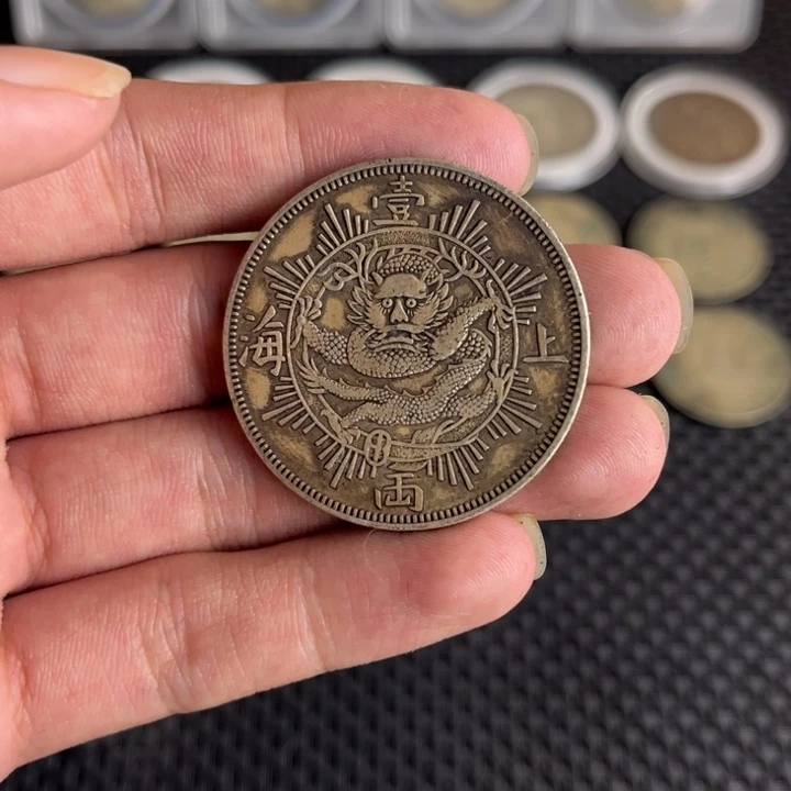 金属大头龙洋船洋工艺品