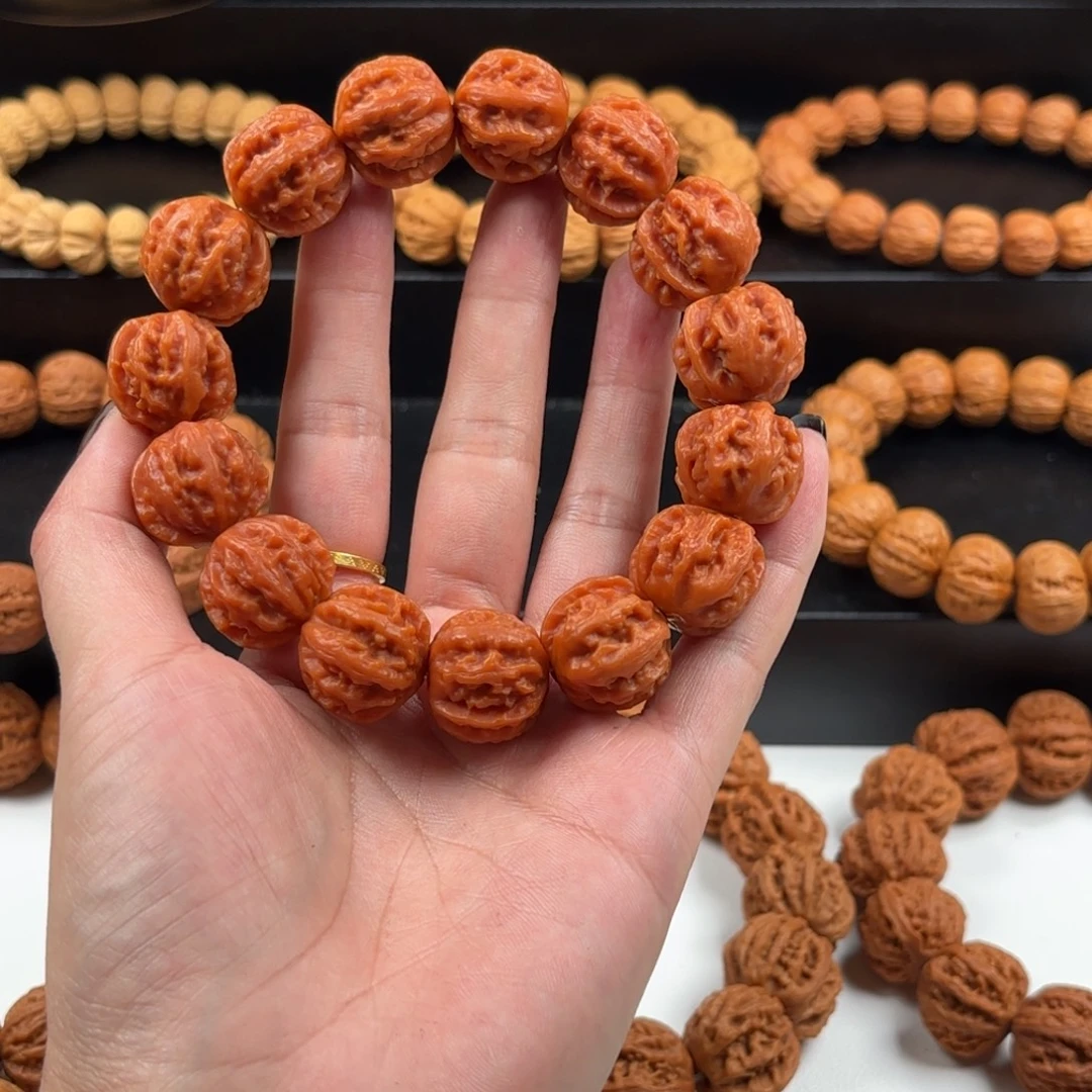 拼***）文玩核桃手串小核桃5