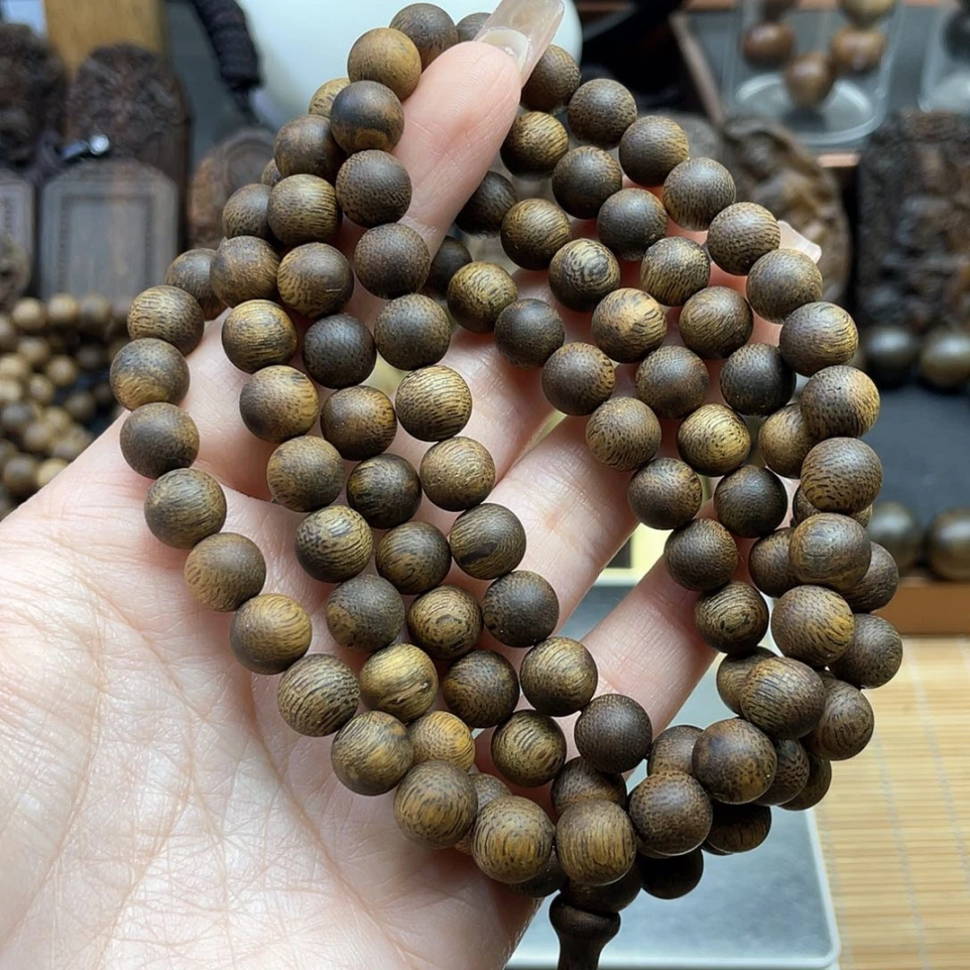 沉香手串文**诚芽庄白奇