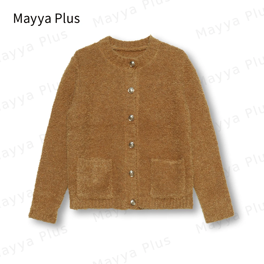 【温暖圈圈】Mayya Plus麦芽定制气质显瘦百搭款热力感毛衣32347251