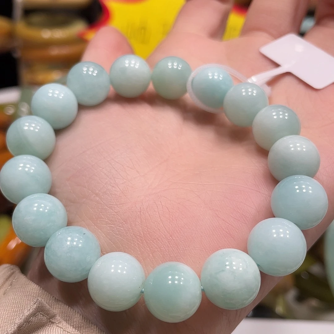 蛇纹石玉手串未镶嵌