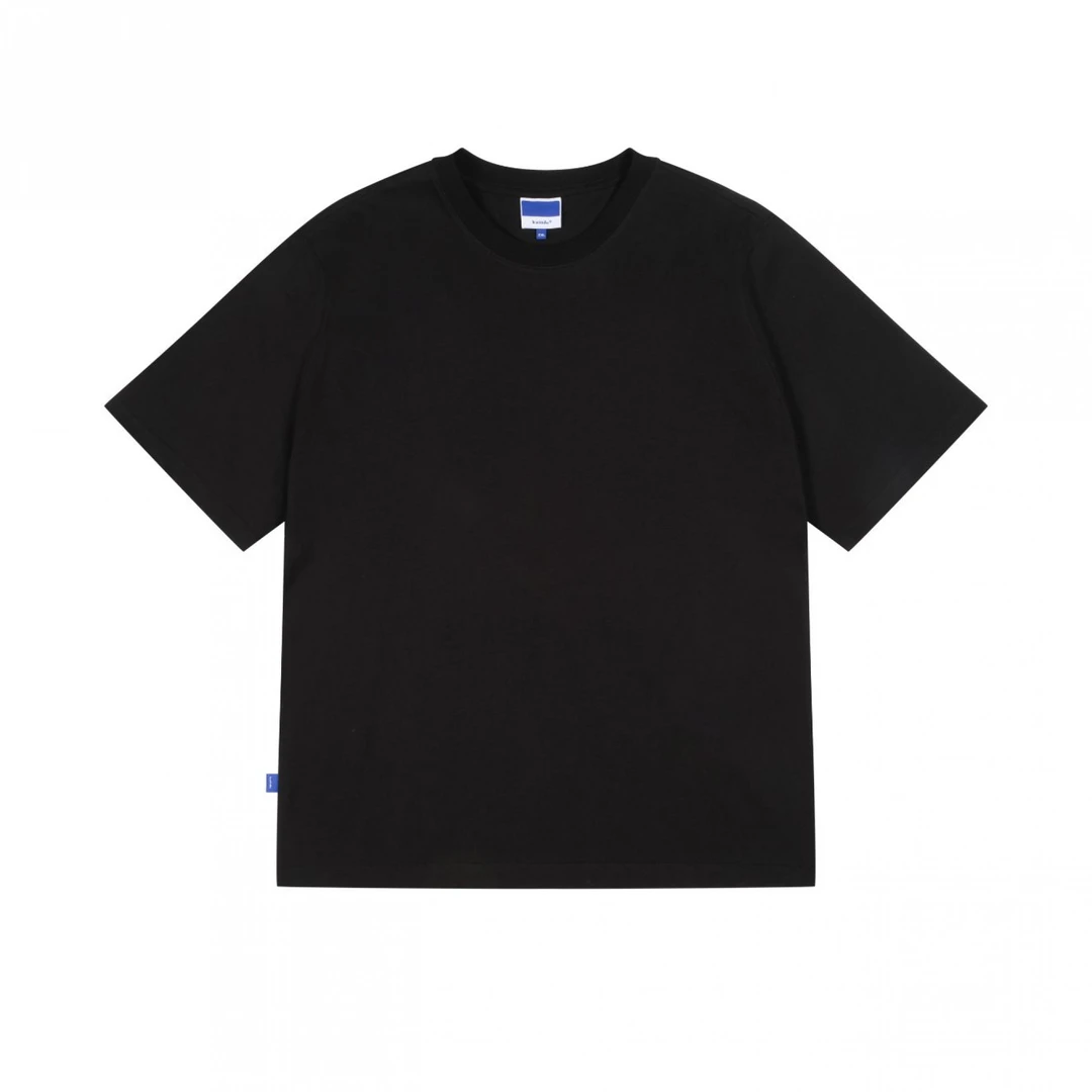 54号链接【植绒MI6】欧洲站圆领纯棉宽松潮牌情侣同款短袖T恤857