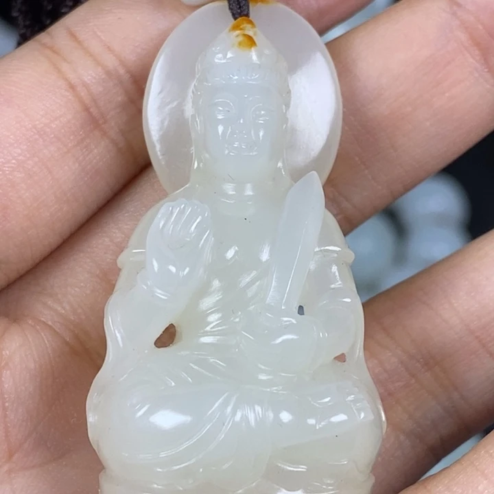 未镶嵌和田玉挂件无**心