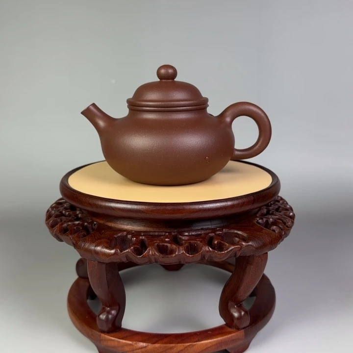 底槽青茶壶容天壶230 cc全手工制作