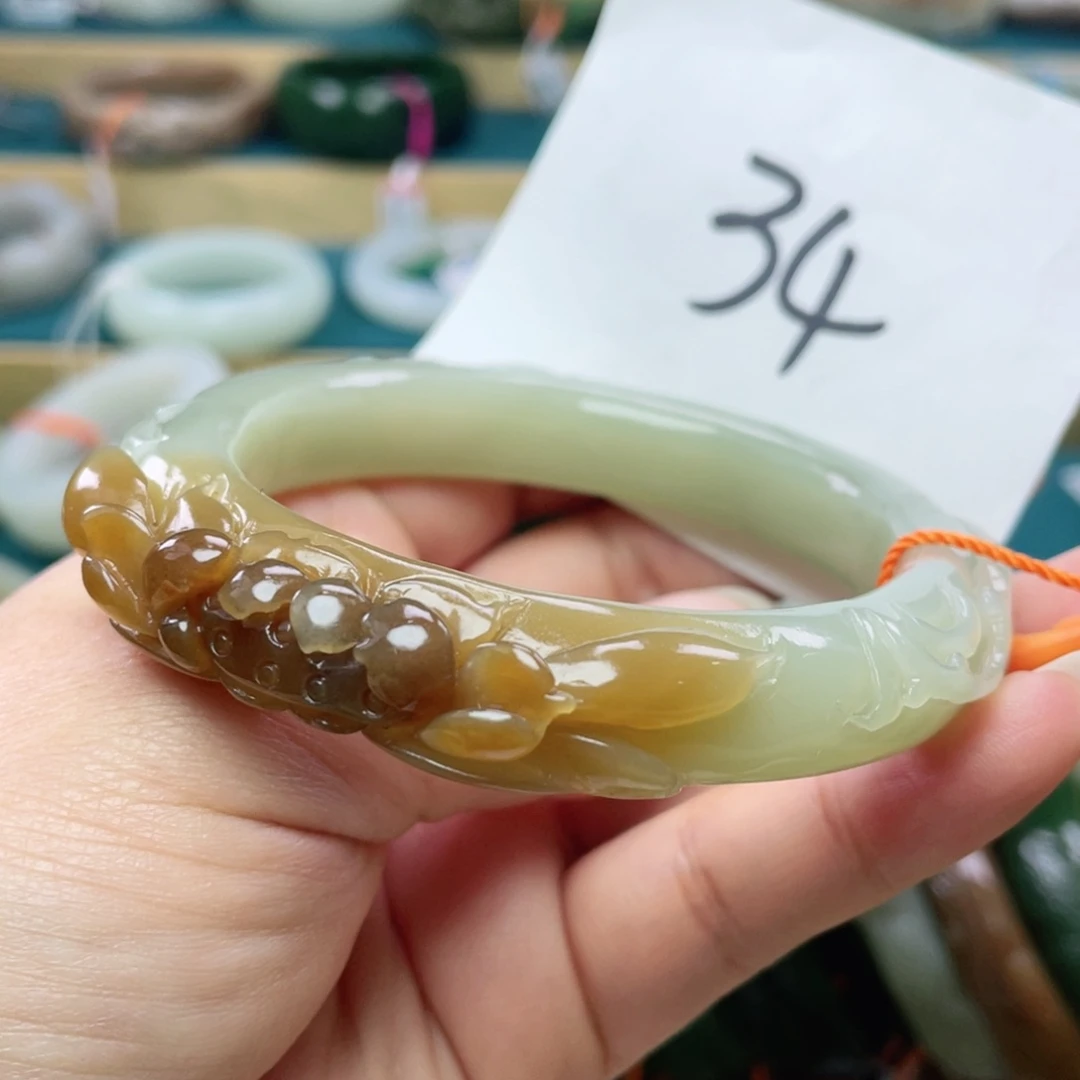 未镶嵌手镯和田玉圈口61