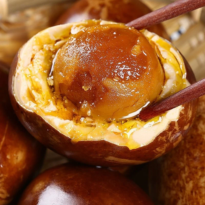 【琪琪专属】咸香流油鸭蛋冒油烤咸鸭蛋柴烤蟹黄蛋