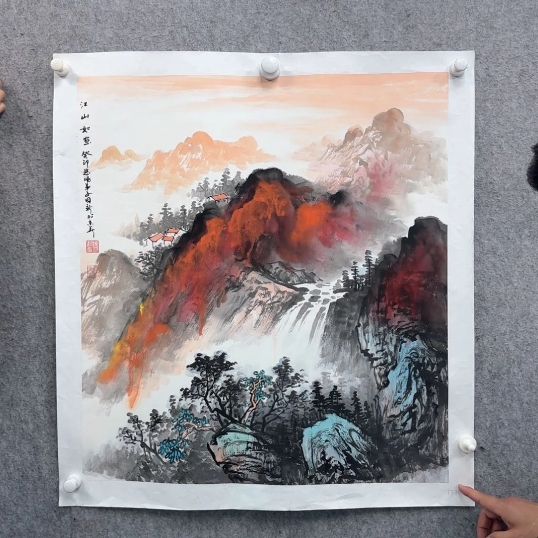 书法书法作品多次参加