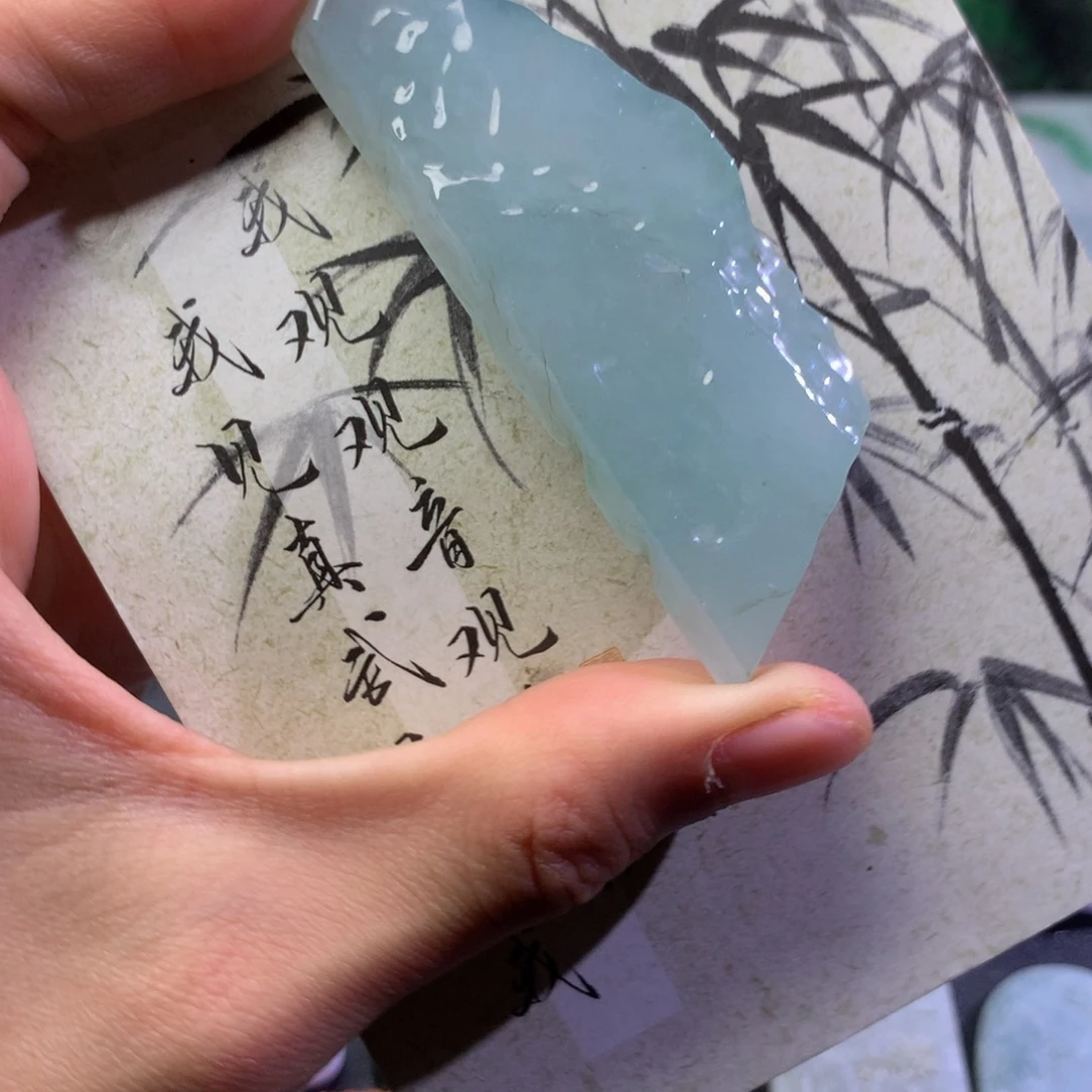 定制翡翠未镶嵌翡翠吊坠