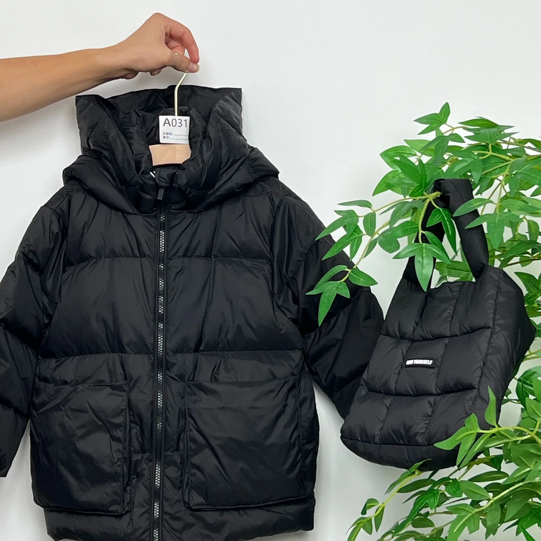 [羽绒服反季热卖】女童加厚款羽绒服带包