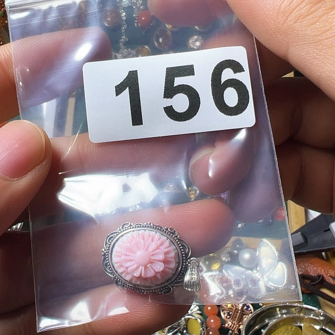 石英质玉颈饰银S925镶嵌꧁**꧂