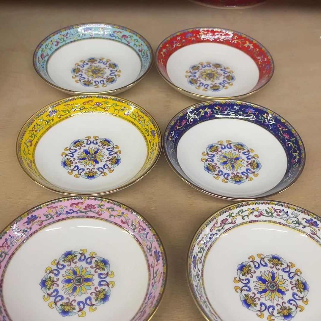 珐琅4寸6个……………………