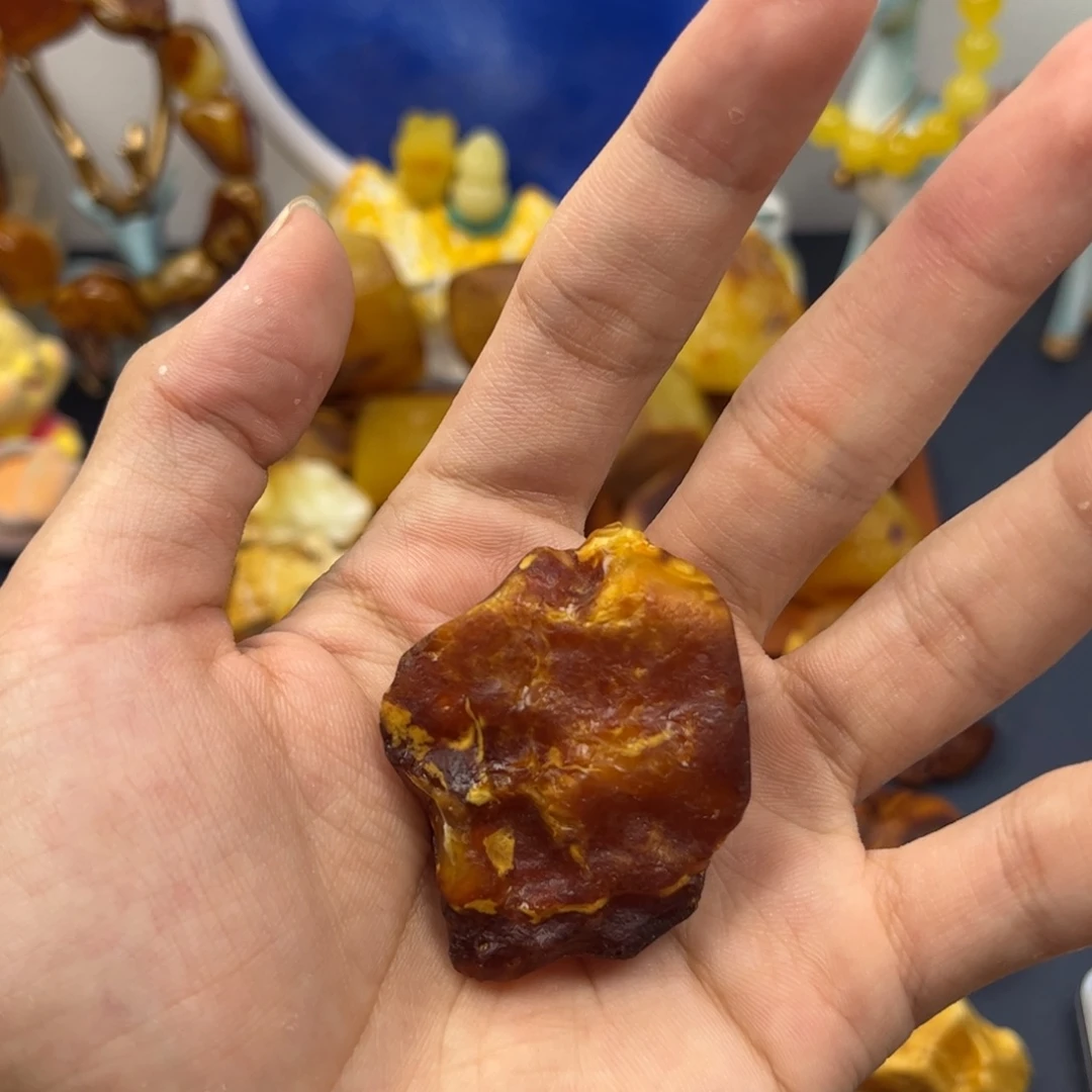 定制琥珀未镶嵌蜜蜡定制