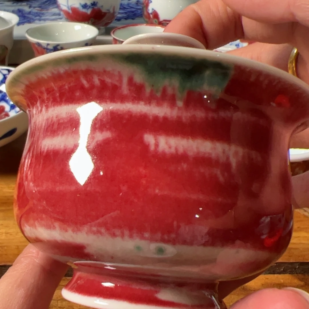 原矿青花釉里红瓷器