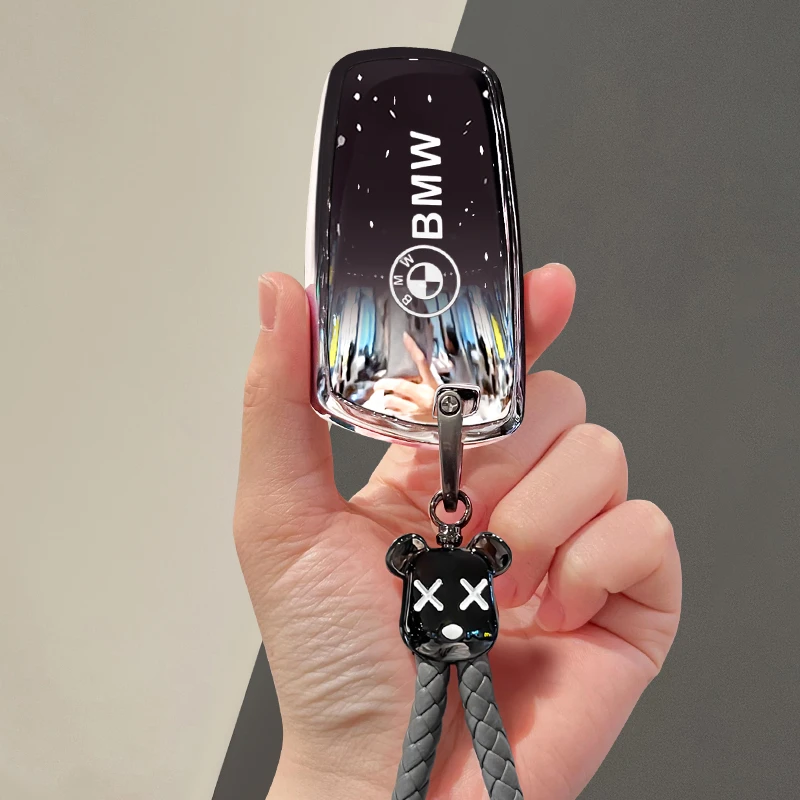 宝马3系5系钥匙套2系4系全包7系6系车扣X4/X3壳320i链M3高档男女