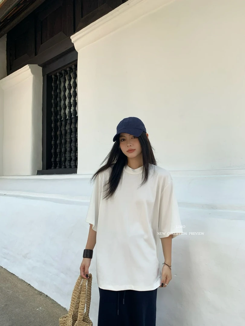 福秒-简约有质感！百搭大版T恤（MO5605#）LIMO