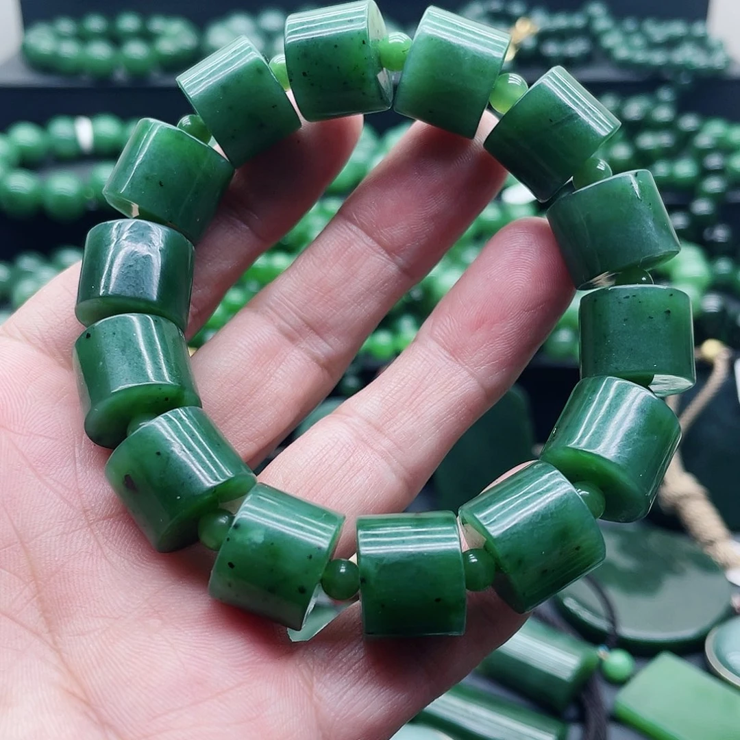 和田玉未镶嵌手链