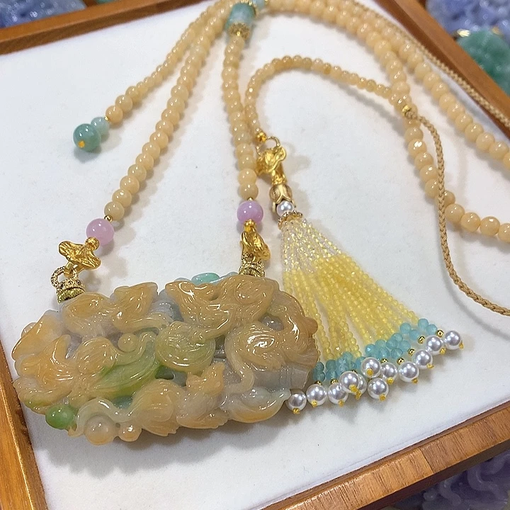 翡翠未镶嵌颈饰翡翠吊坠