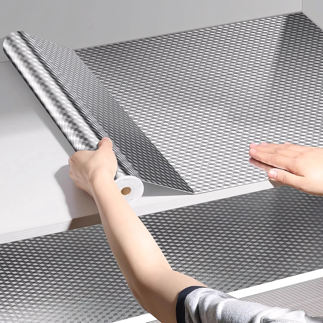 厨房防火耐高温加厚防水防潮自粘橱柜墙面贴纸