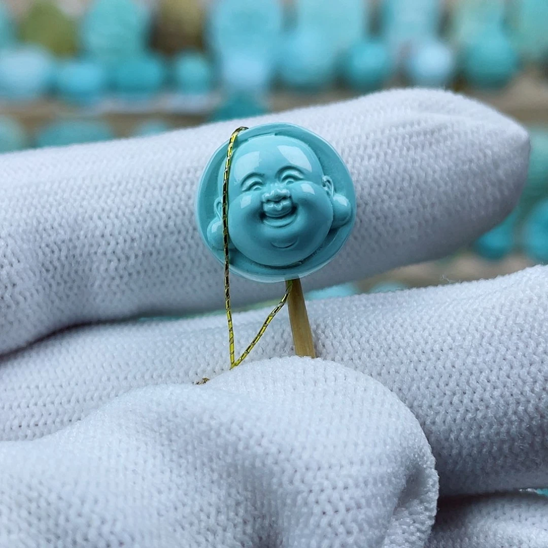 未镶嵌绿松石珠宝半成品
