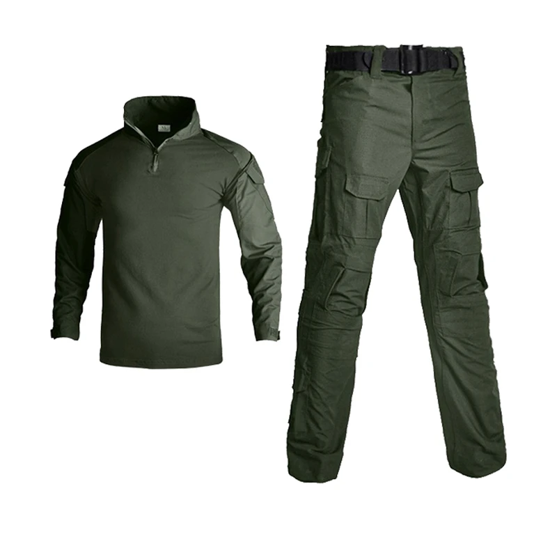 HAN WILD/涵野内搭春季户外运动套装翻领T恤裤子