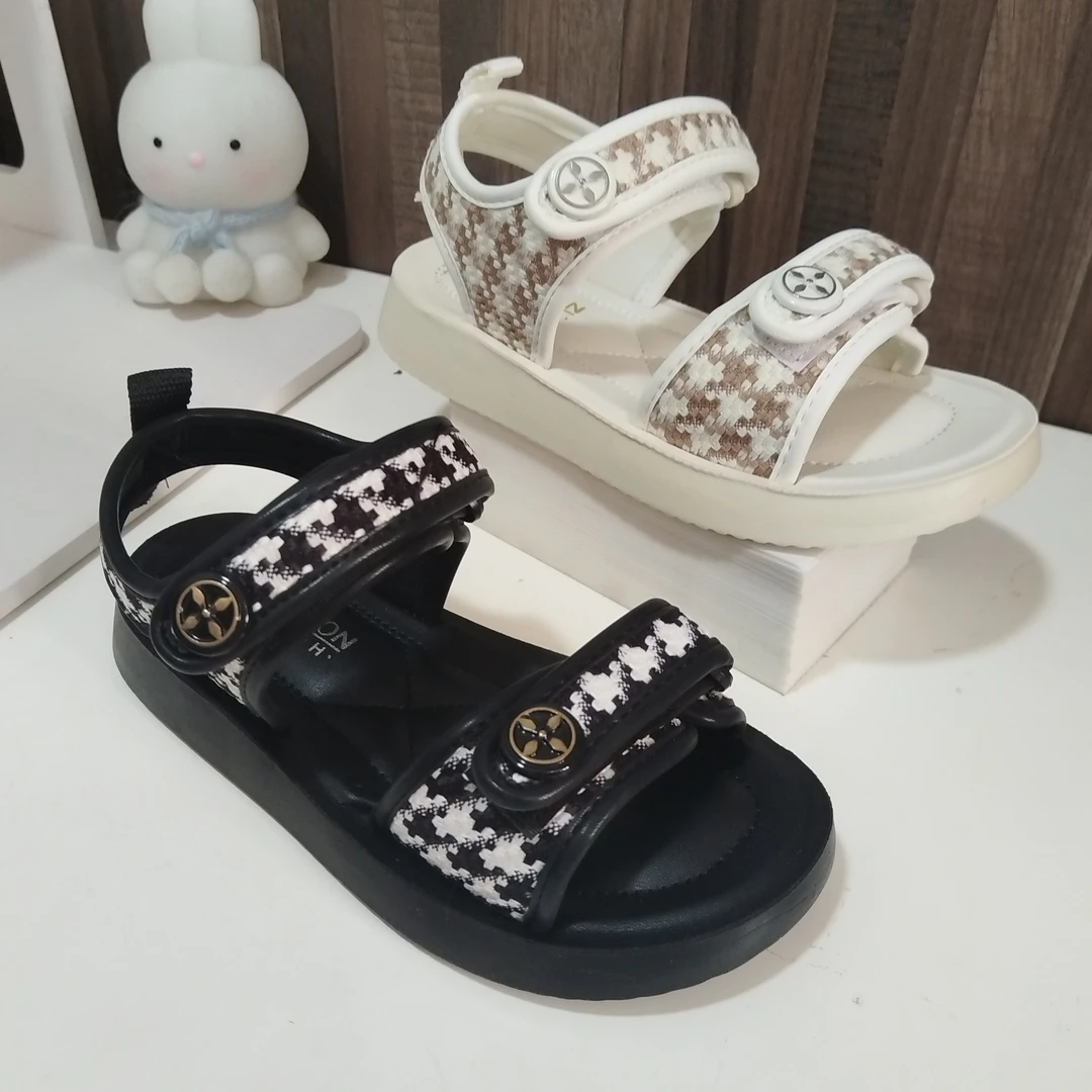 505魔术贴厚底凉鞋女夏季防滑透气休闲露趾沙滩鞋轻便百搭