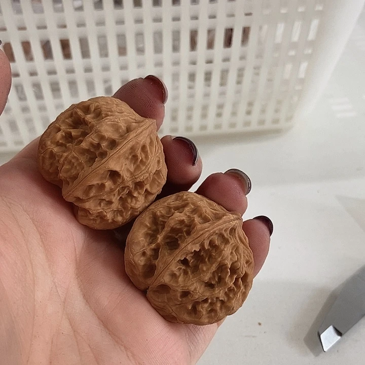 吊坠文玩核桃鱼*头金钟半壁一