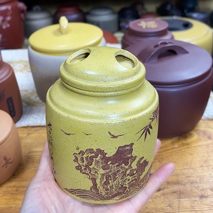 紫砂茶叶罐紫砂茶叶罐