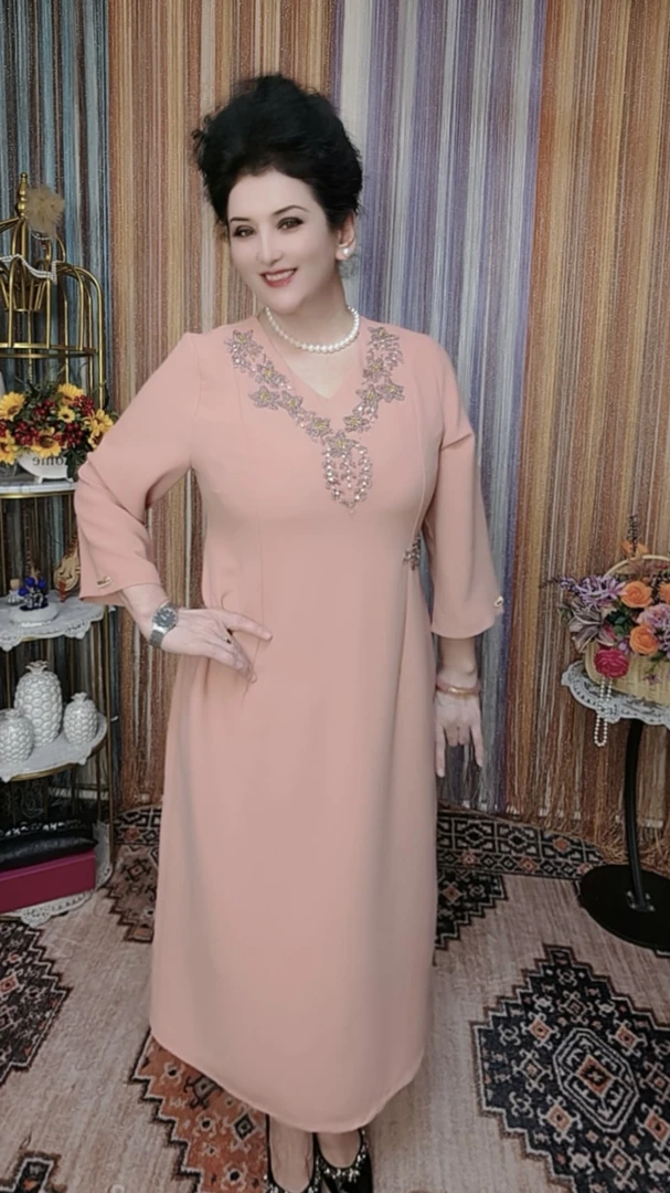 高定洋气气质多巴胺连衣裙022