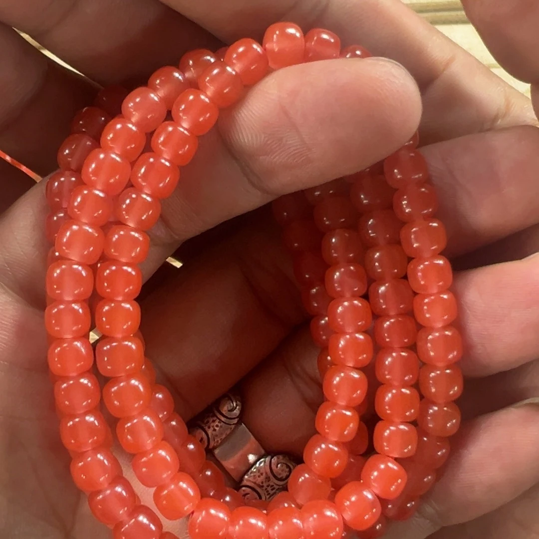 南红玛瑙手串未镶嵌清*