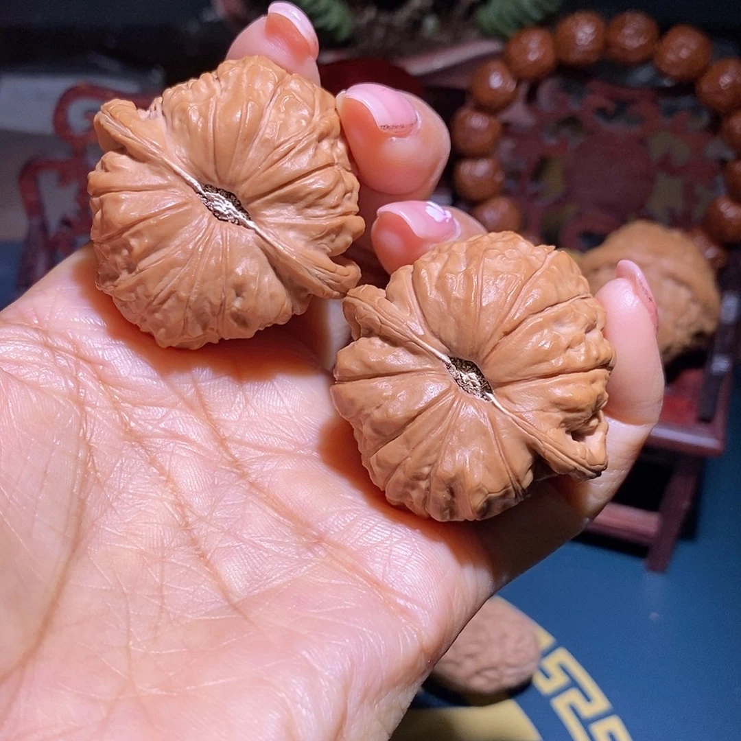 文玩核桃把件43.5南瓜墩