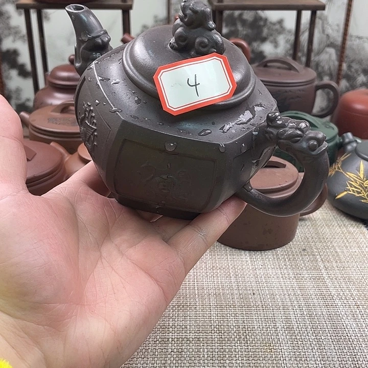 紫砂茶壶三***装宜兴紫砂